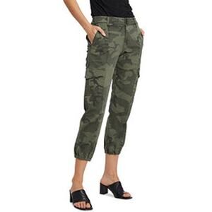 Sanctuary Womens Military Camo Utility Cargo Jogger Pants 30 Green Streetwear